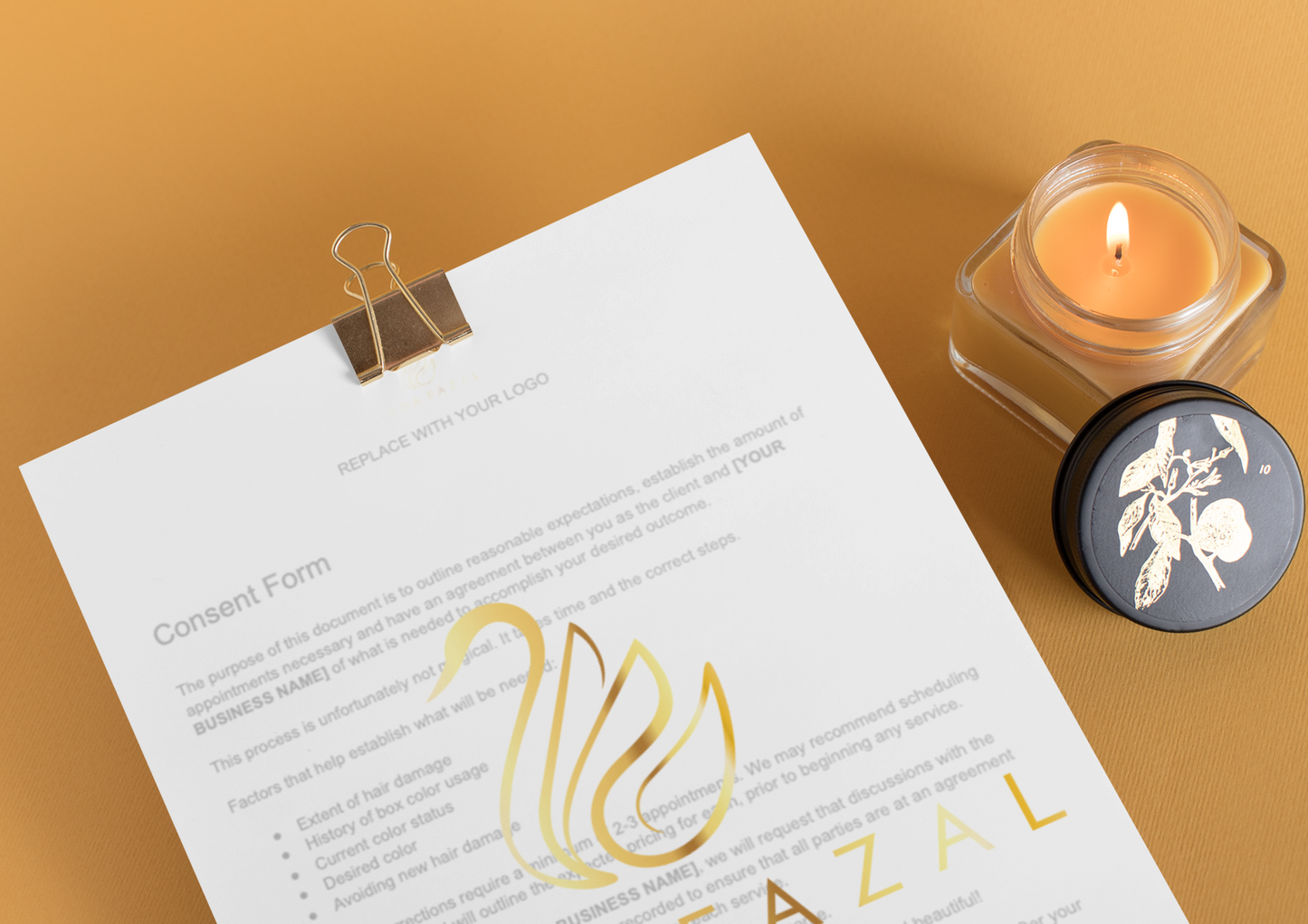 Client Consent Form for Hairstylists