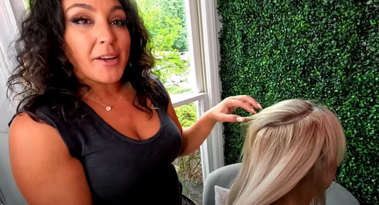 Hair Extensions for Short Hair - Swan Extensions Method